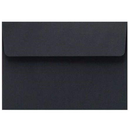 Dekoratívne obálky na pozvánky B6 HK# Black # 120g a50 lepiaci pás
