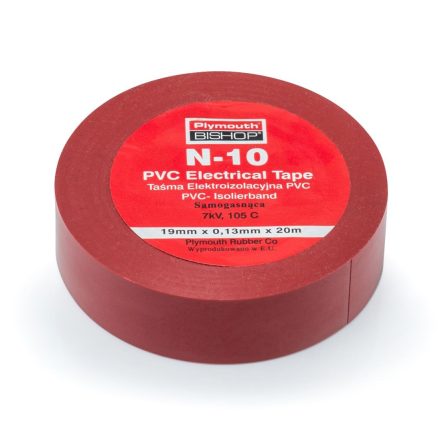 Elektroizolačná páska PVC červená pre káble 19 mm x 20 m