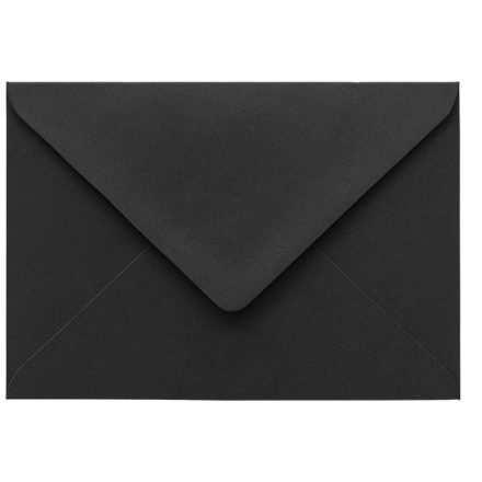 Okrasné obálky B6 Pearl Black 120g 50 kusy - Vynikajúci pre darček