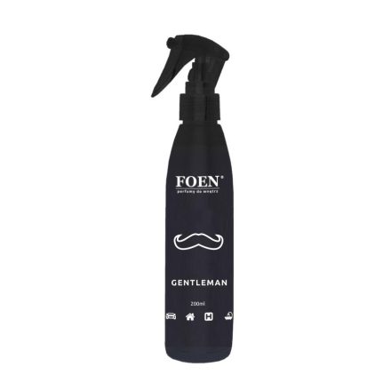 Foen Gentleman parfum 200 ml pre obaly, interiéry a autá