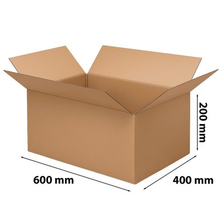 Škatuľka s paletovými klapkami 600x400x200 mm C500, box 3- Lovec