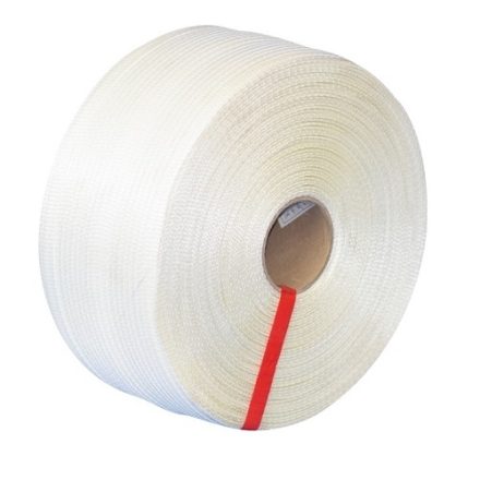 Páska PET GW 50 polyesterová tkanina na pásikovanie 16mm/850m tvrdé biele