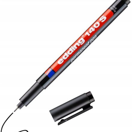Marker permanentný Edding 140 S čierna 0,3 mm pre fólie a plasty