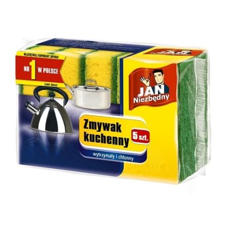 Kuchynská umývačka riadu Jan Nevyhnutné, kuchynské špongie a hrnce 5 ks