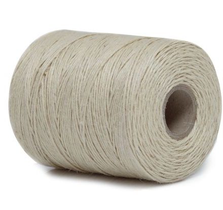Leninové nite 1 mm 500 g - prírodný ľanový reťazec 740 mb