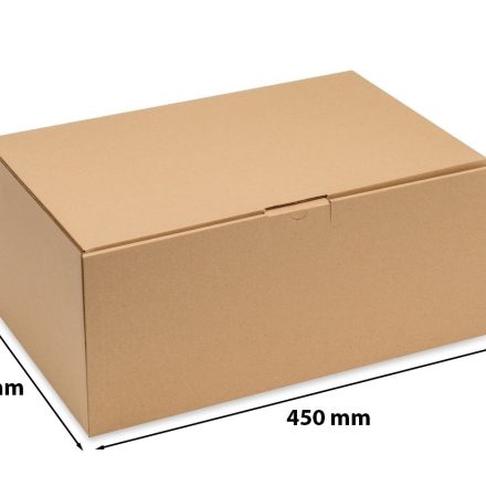 Kartónová krabica hnedá, módny box 450x300x200 mm F426