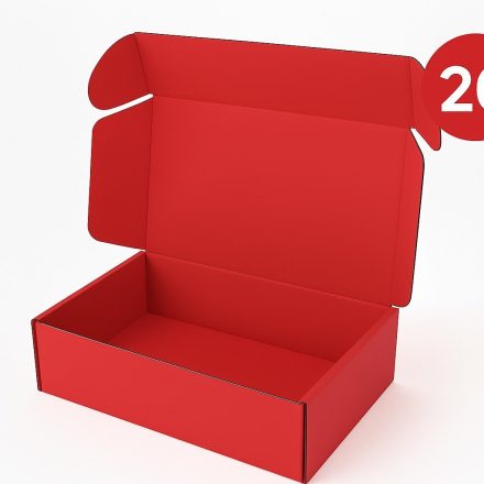 Papierová lepenka 330x250x100 Red Decorative Box - 20 Umenie