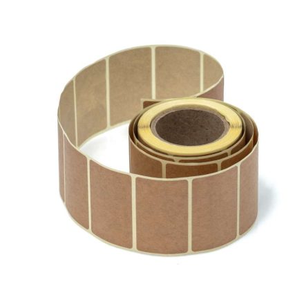 Papierové nálepky EKO KRAFT 50x30 mm 250 ks na kolieskach