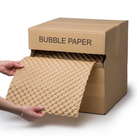 Ochranná rolka bublinkového papiera 30 cm x 50 m BOX dávkovač 80 gsm