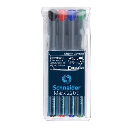 Schneider Maxx Foliopis 220 S 0,4 mm, fóliové pero 4 farby