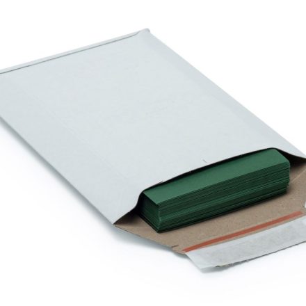 Ochranný kartónový obal B5+ biely samolepiaci 215x270 mm 50 ks