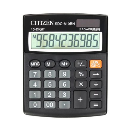 Citizen office kalkulačka SDC-810BN 10 čierne číslice, solárna energia