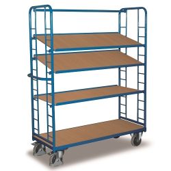 Galvanizovaný zásobník s 4 nastaviteľné police SW-540.202