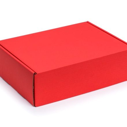 Papierová lepenka 330x250x100 Red F427 Packaging Shipping