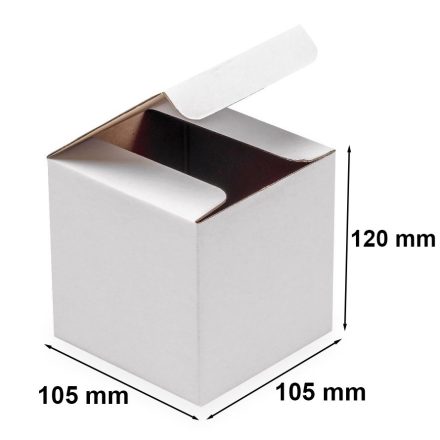 Biela kartónová krabica F215 módna box 105x105x120 mm