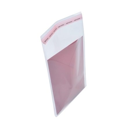 Fóliové vrecia s lepiacou páskou 26x35+4 cm 25 um 100 ks