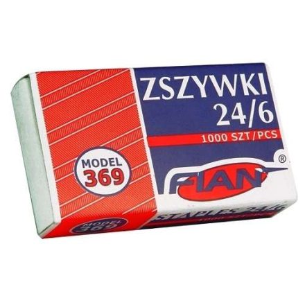 Kancelárske sponky 24/6 mEtiketa na zošívačku pre 30 karty 10x1000 ks