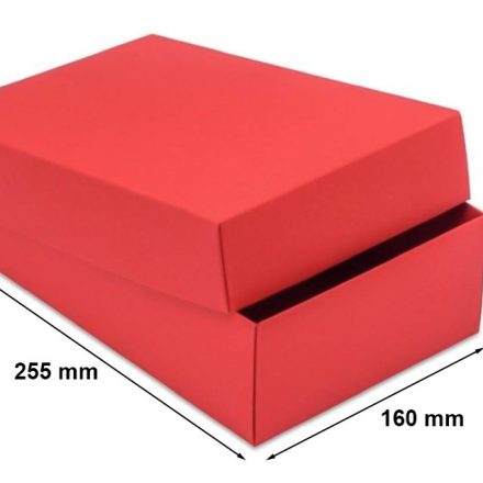 Dekoratívne Kartón Móda pre darčekové červené L 255x160x75 mm