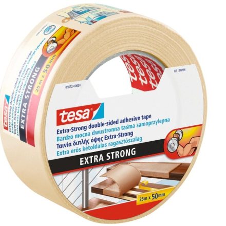 Obojstranná páska TESA 50mm/10m 200mIk pre lepenie prednášky silné