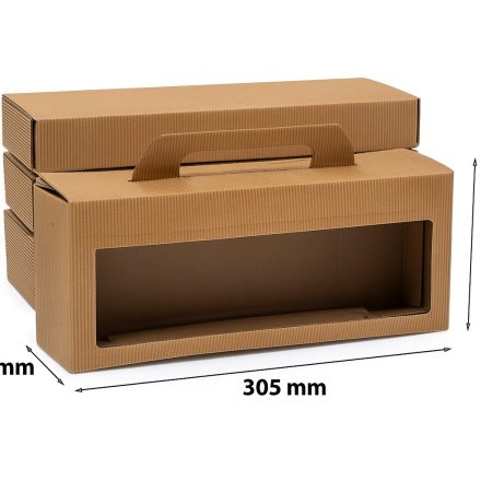 Kartónové škatule potiahnuté 4 poháre 0,35 l 305x72x123 mm 10 ks